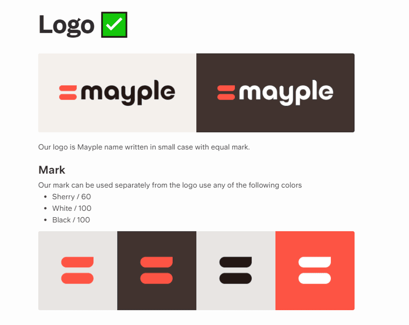 logo design guidelines for the brand