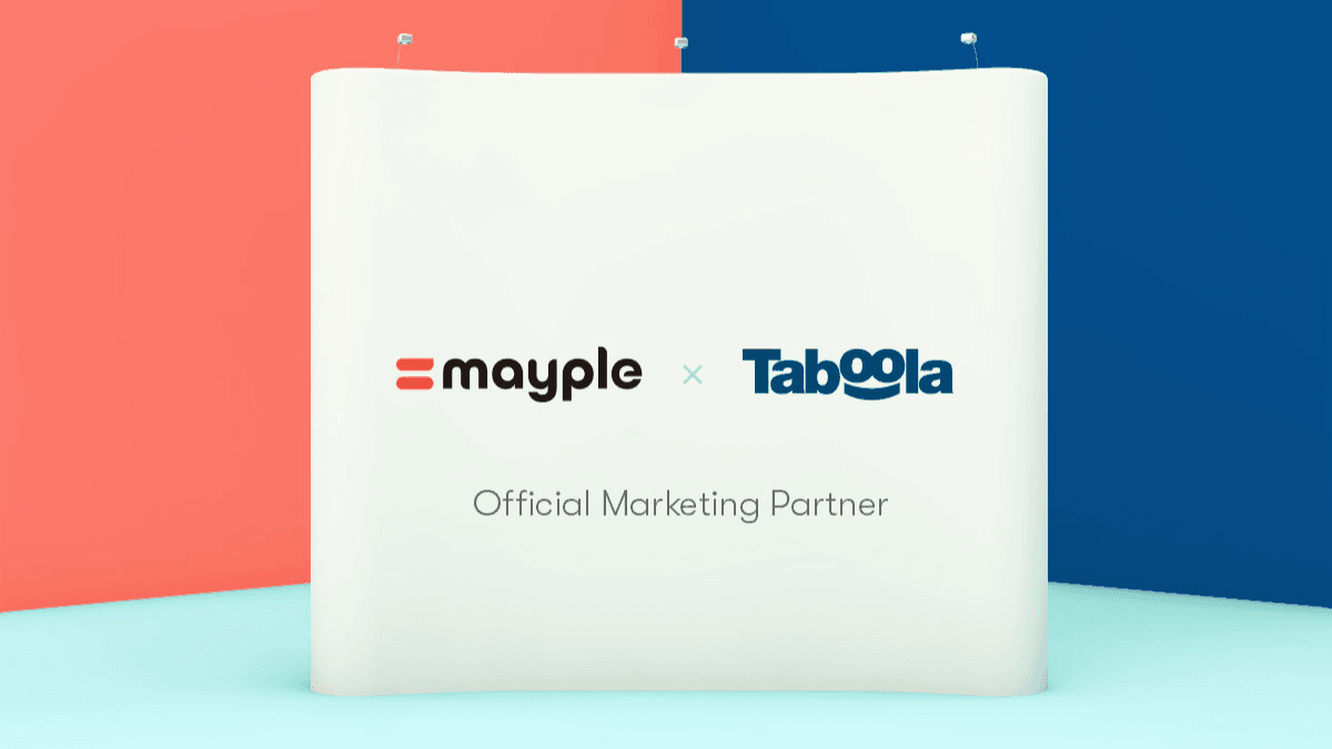 Mayple is now an Official Taboola Marketing Partner main image
