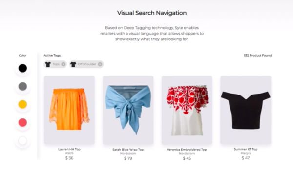 visual search navigation