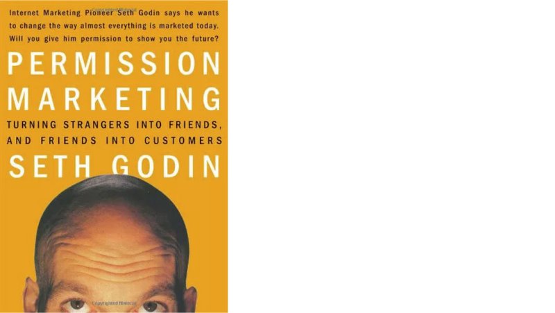 permission marketing by seth godin book cover digital marketing books
