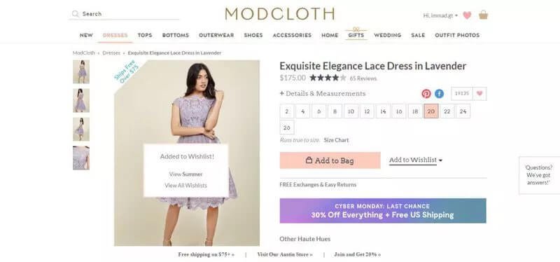 ecommerce-modcloth-product-image-page 