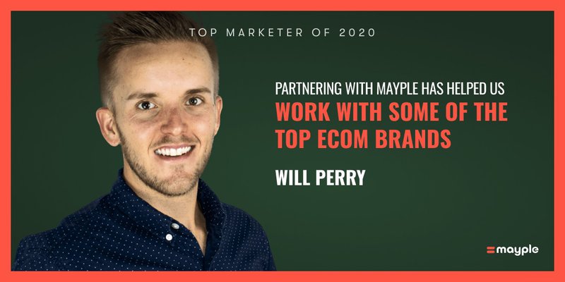 Will Perry mayple top marketer 2020