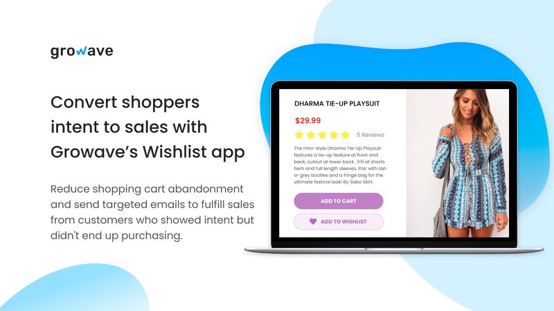 Growave wishlist app for ecommerce