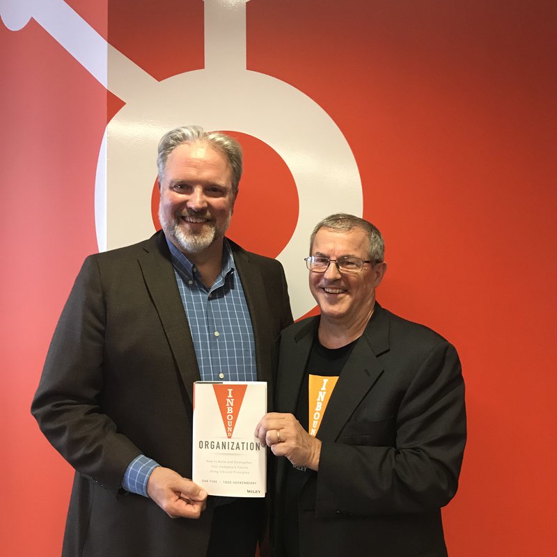 The Inbound Organization book cover with dan tyre