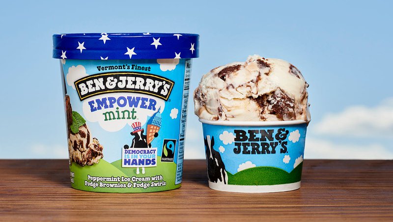 ben and jerry's vermont political flavor of ice cream