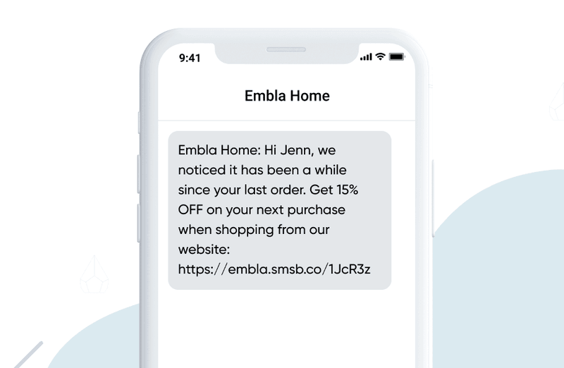 Embla-home-sms-automation-campaign