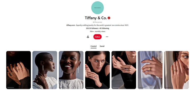 tiffany-&-co-pinterest-page