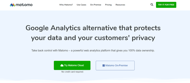 Matomo data analytics tool