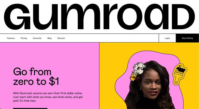 gumroad-homepage