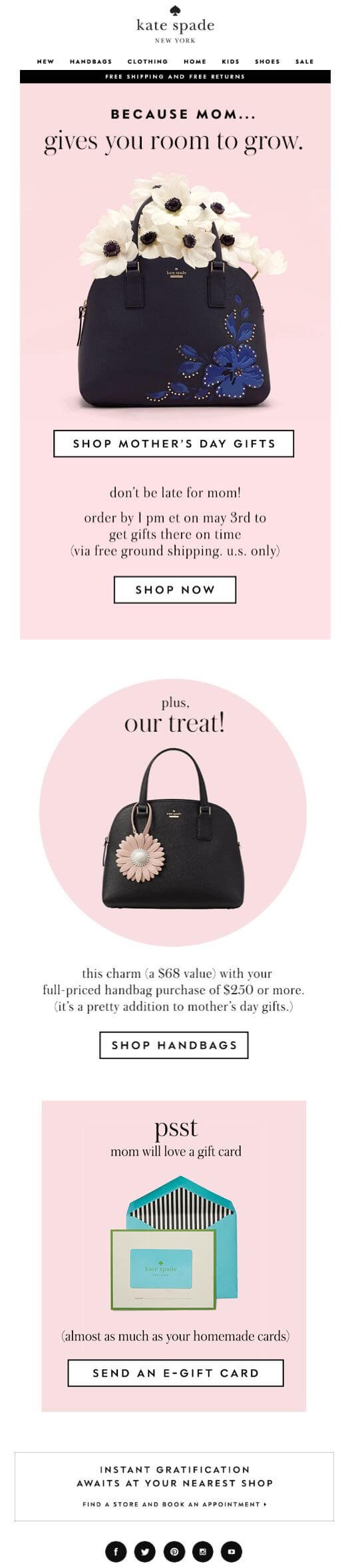 kate-spade-mothers-day-email-example