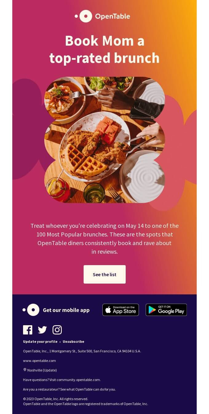 OpenTable-mothers-day-email-example