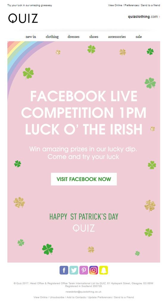 quiz-clothing-st-patricks-day-email