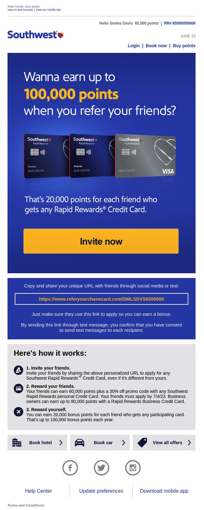 referral email example