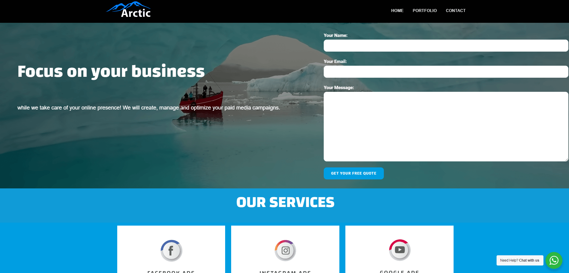 Arctic Website