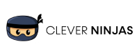 the logo for clever ninjas