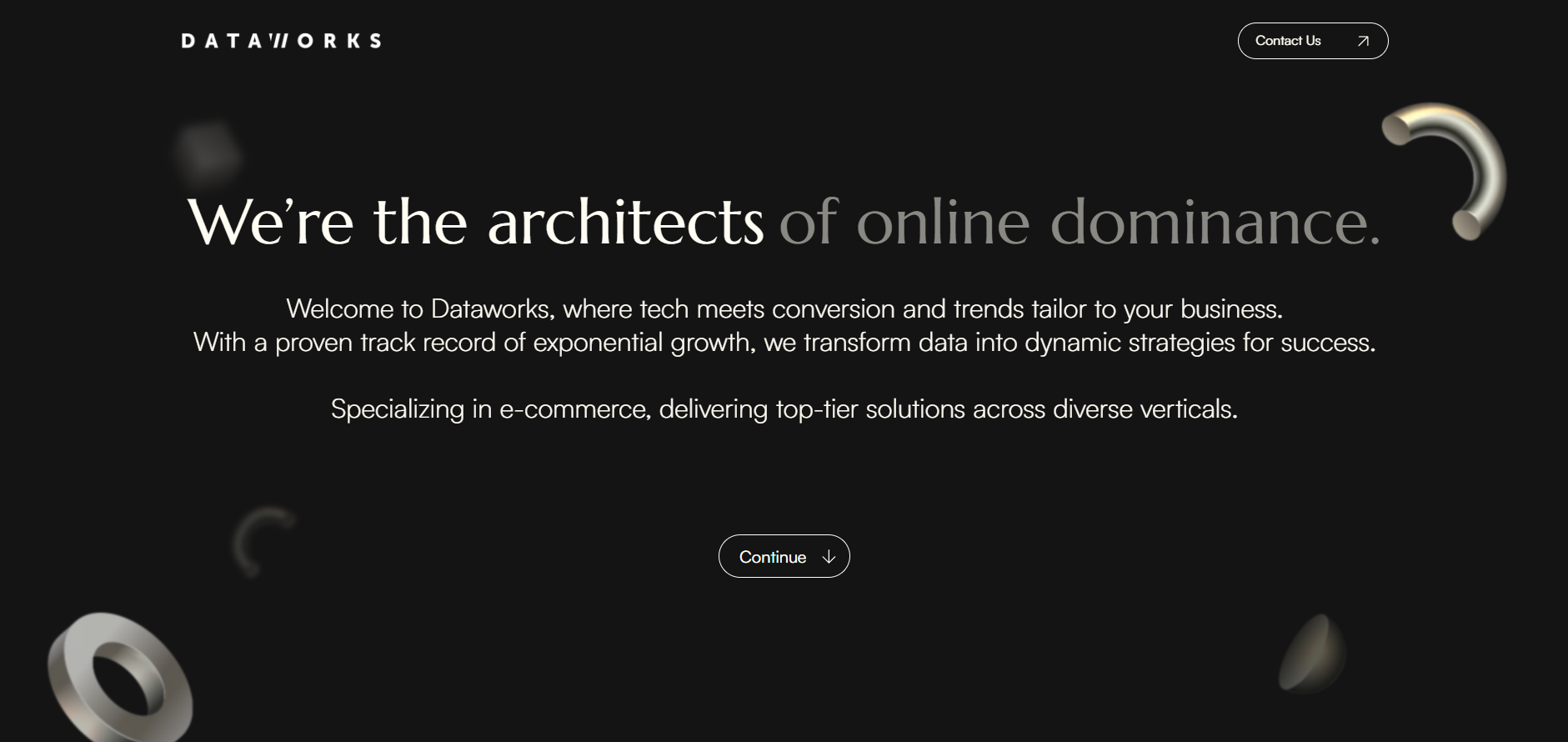 a web page with a black background and a black background