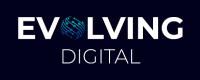 the logo for evolving digital