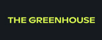 the greenhouse logo on a black background