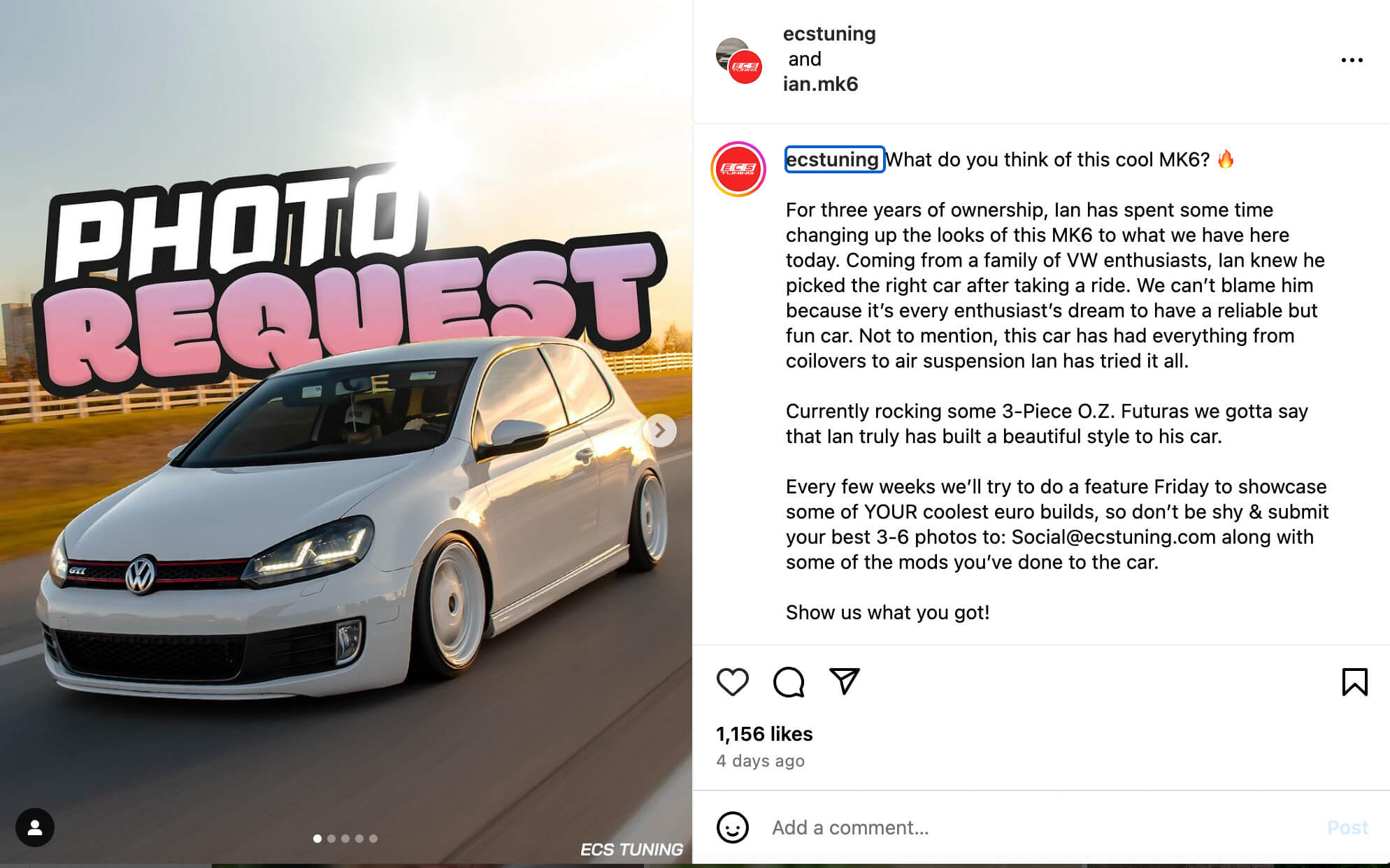 an example of an Instagram influencer campaign