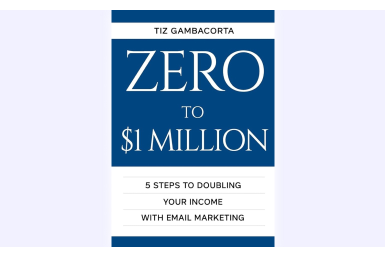 the cover of the book zero to $ 1 million