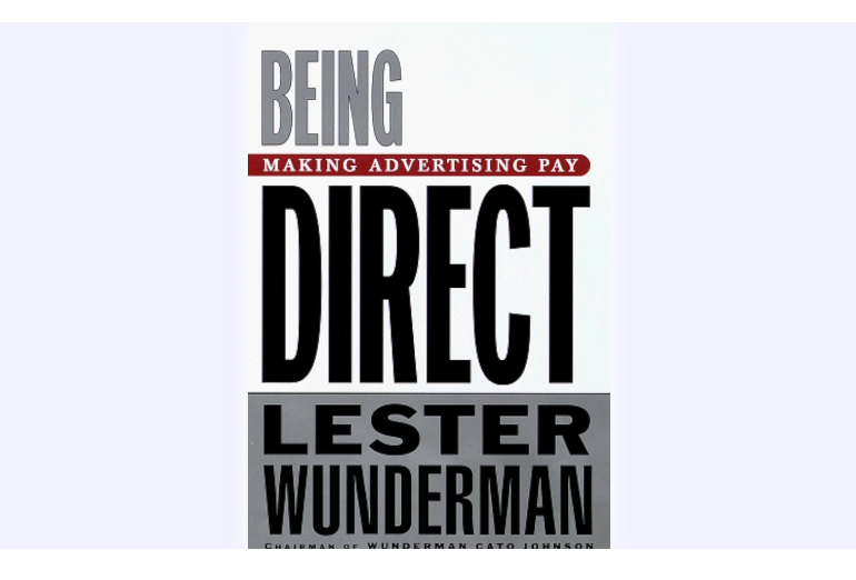 the cover of being direct by peter wunderman