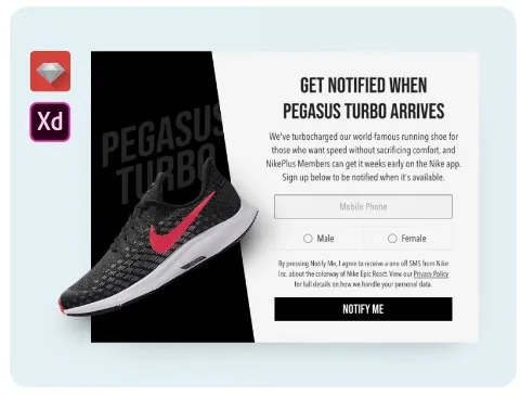 nike-targeted-popup-example