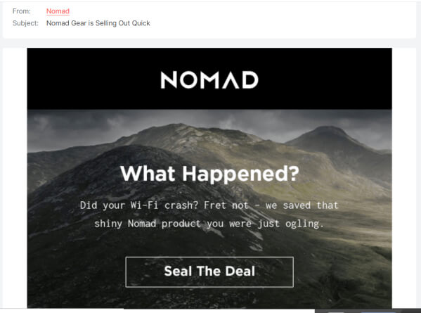 nomad-cart-abandonment-email